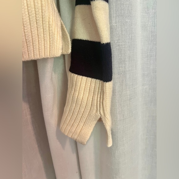 NWT Zara Striped Crop Knit Sweater - Picture 4 of 5